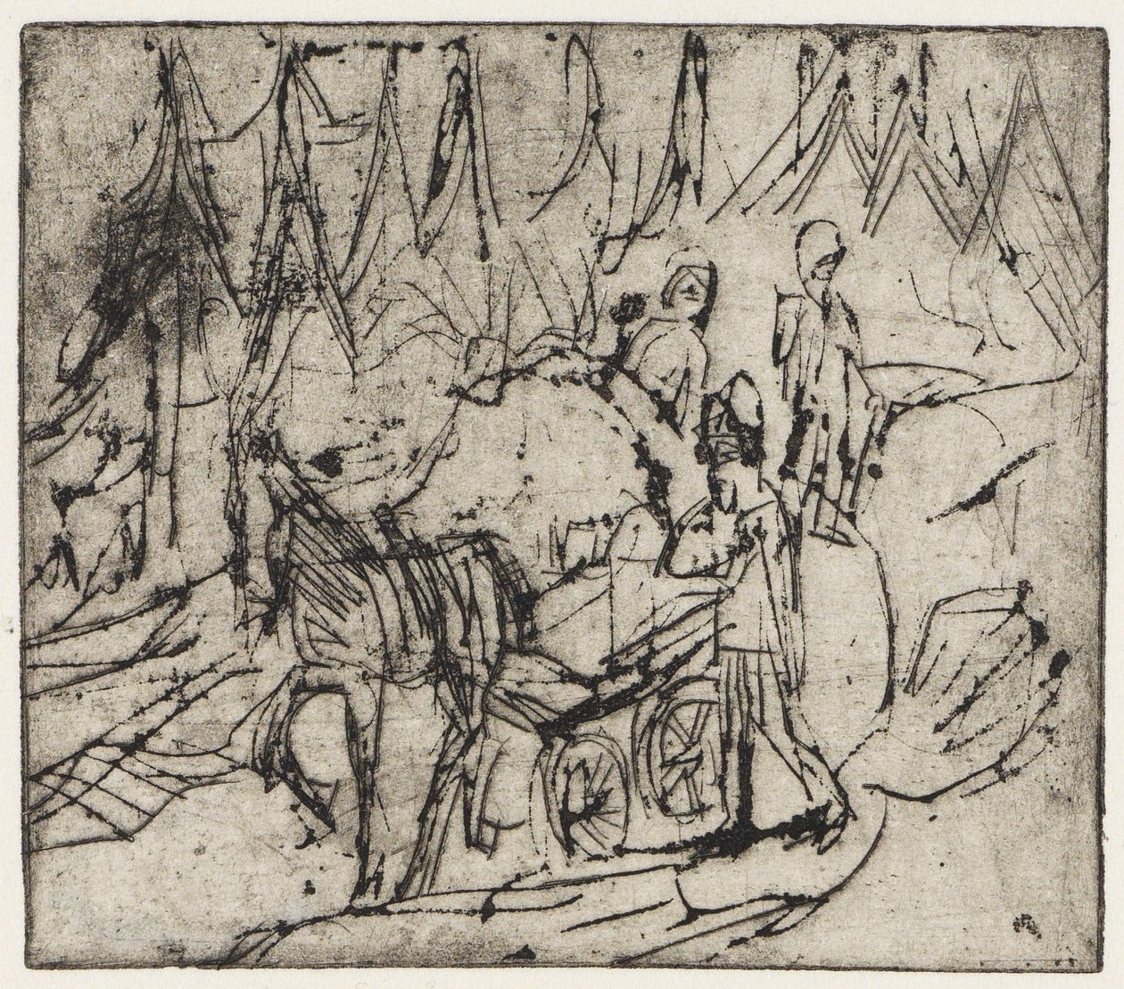 Melkevogn av Ernst Ludwig Kirchner