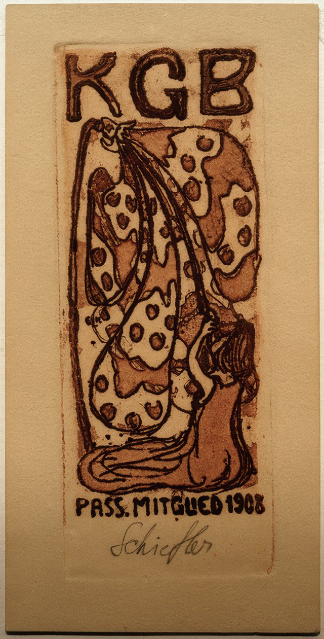 Medlemskort Broen av Ernst Ludwig Kirchner