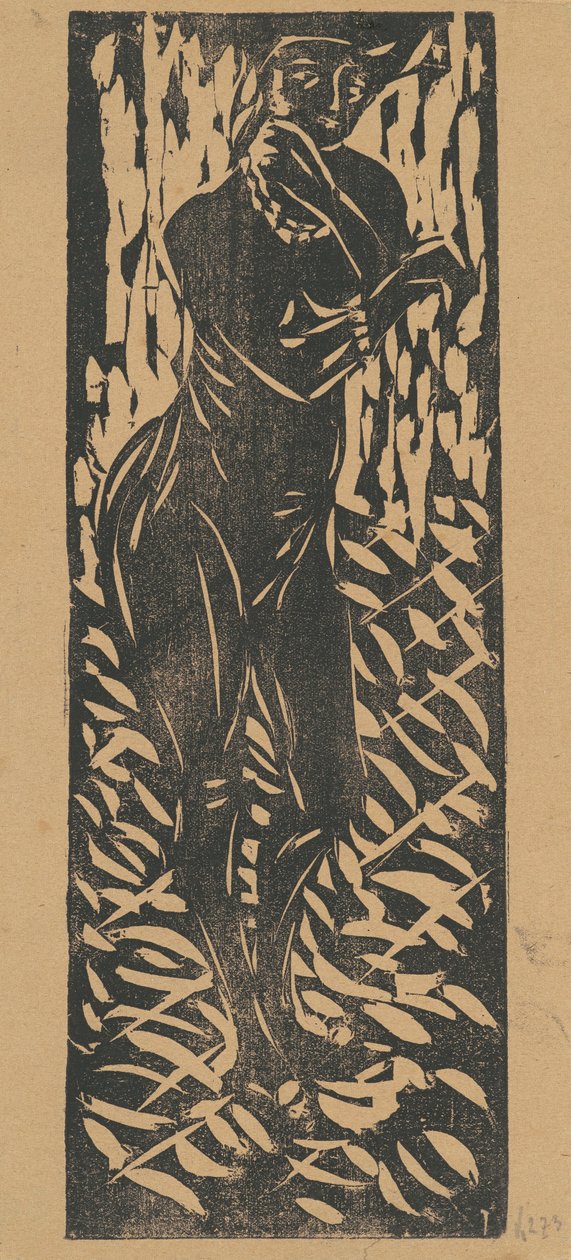 Naken med smykker av Ernst Ludwig Kirchner
