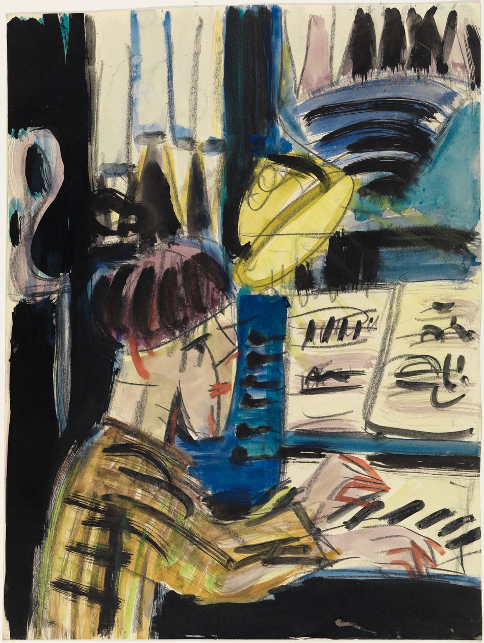 Orgelspeiller av Ernst Ludwig Kirchner