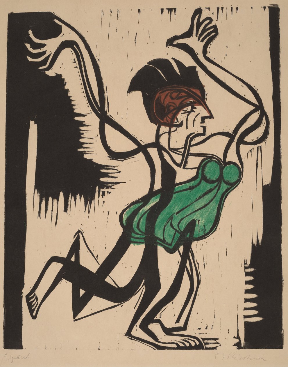 Palucca av Ernst Ludwig Kirchner