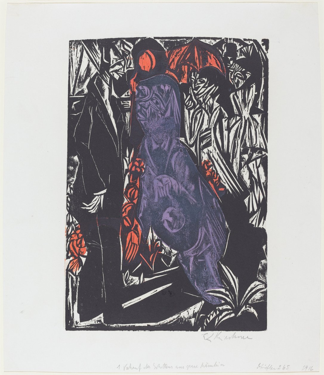 Peter Schlemihls fantastiske historie: Salget av skyggen hans av Ernst Ludwig Kirchner