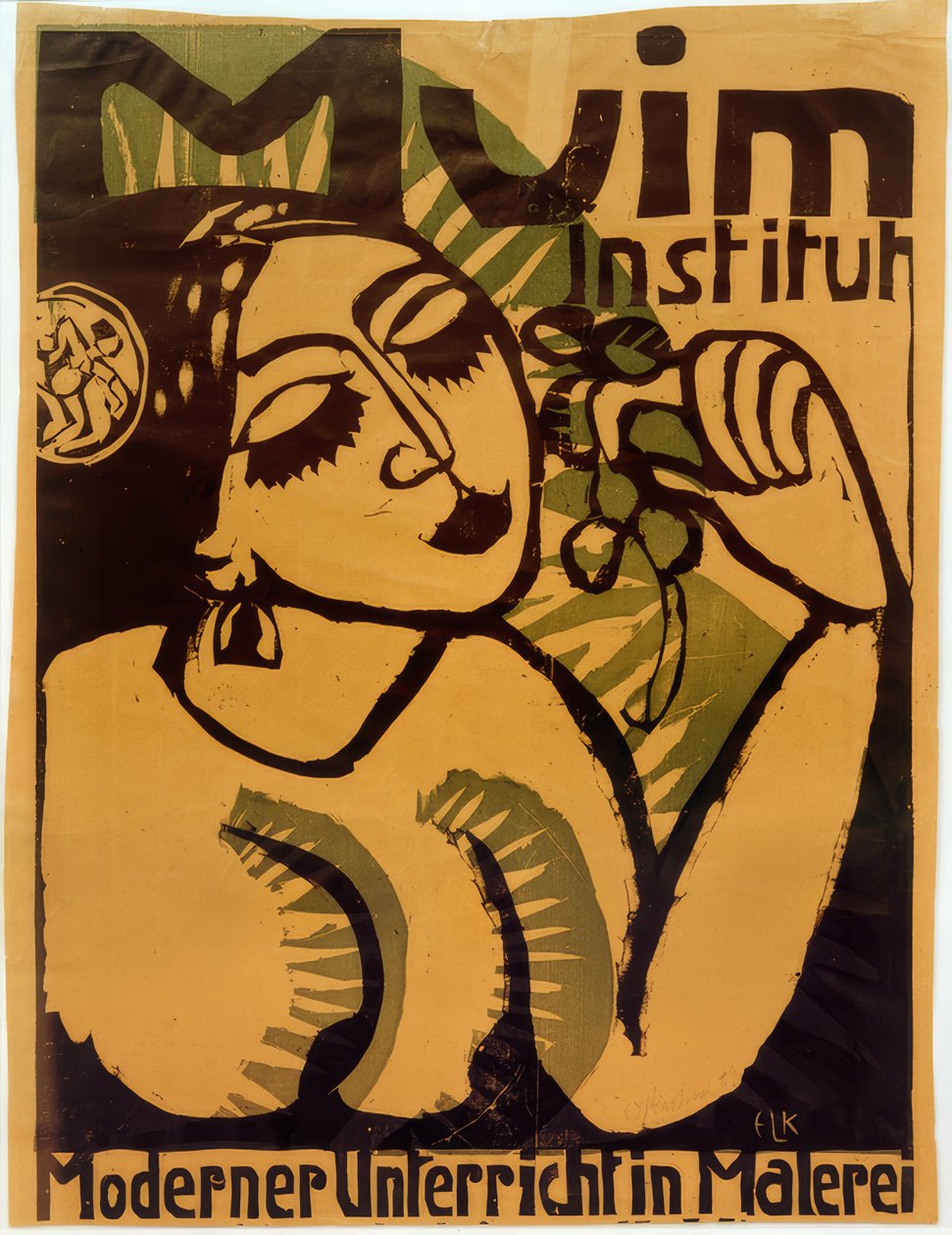 Plakat Muim Institutt av Ernst Ludwig Kirchner