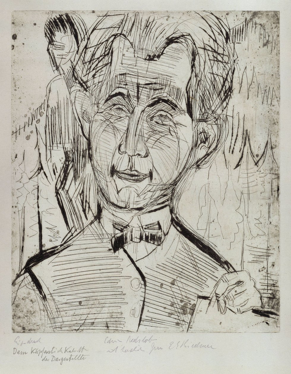 Portrett av dr. Redslob av Ernst Ludwig Kirchner