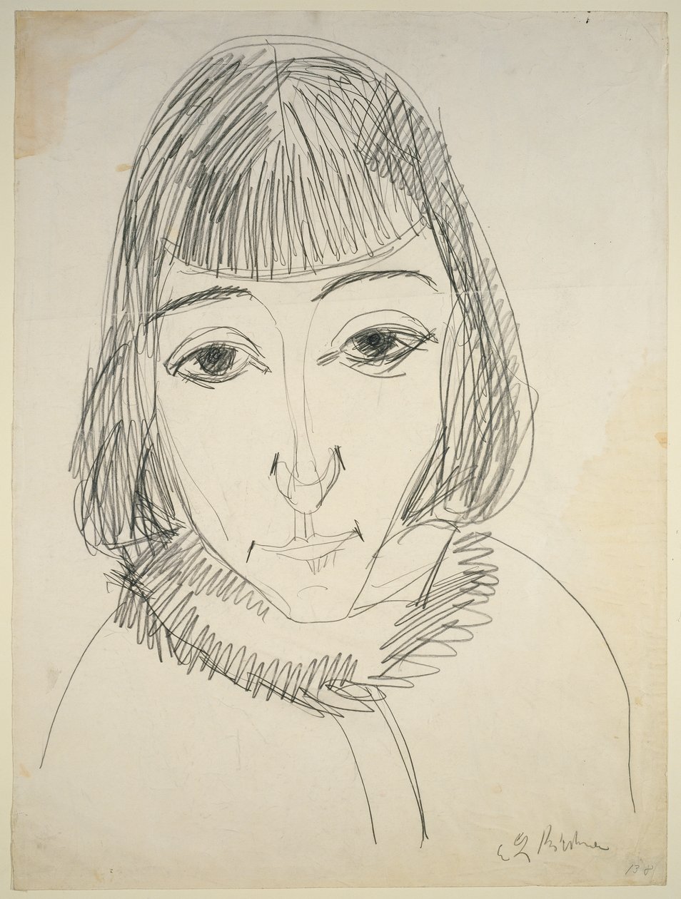 Portrett av Erna av Ernst Ludwig Kirchner