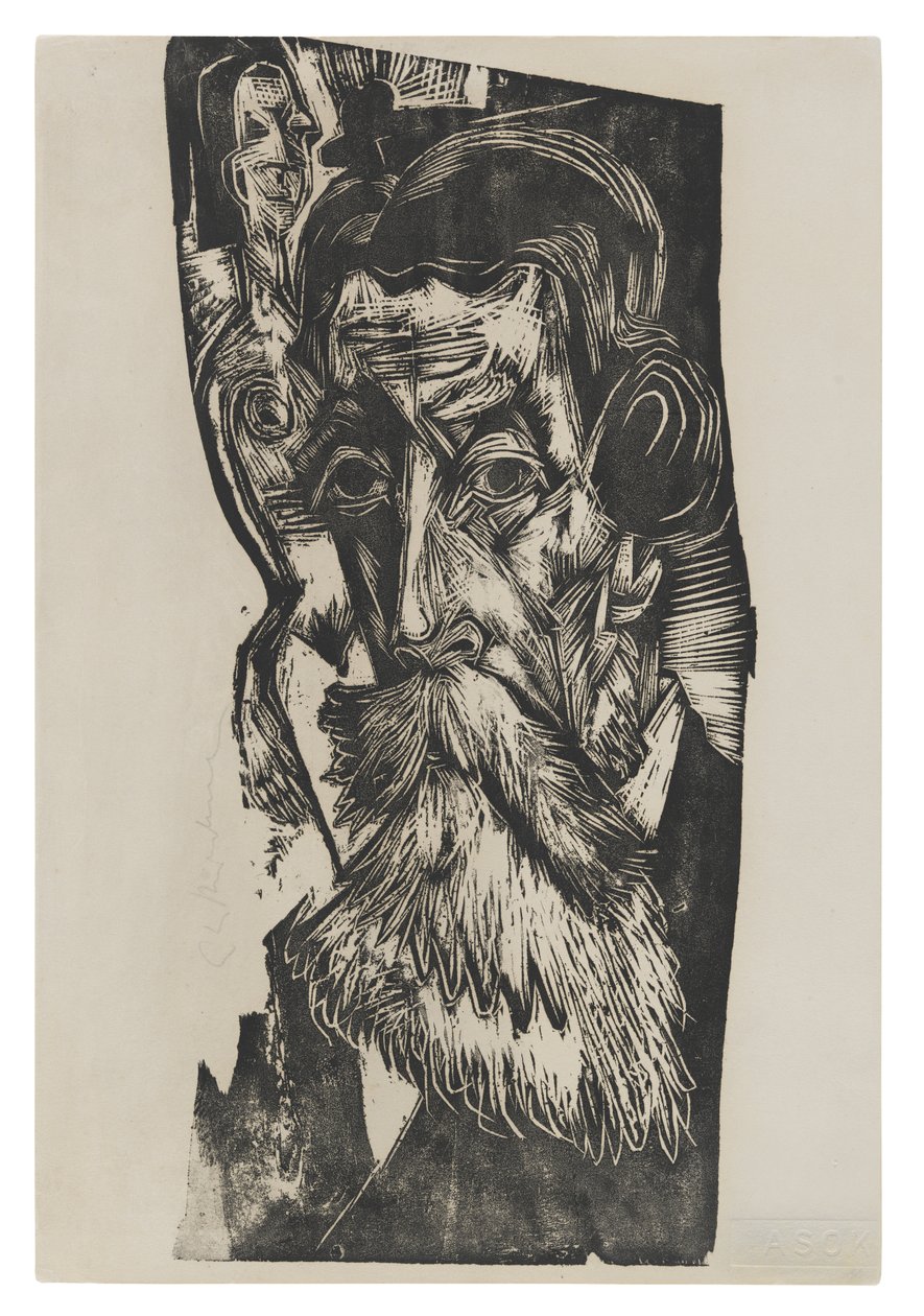 Portrett av Ludwig Schames av Ernst Ludwig Kirchner
