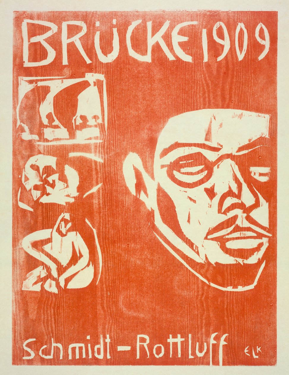 Portrett av Schmidt-Rottluff, 1909 av Ernst Ludwig Kirchner