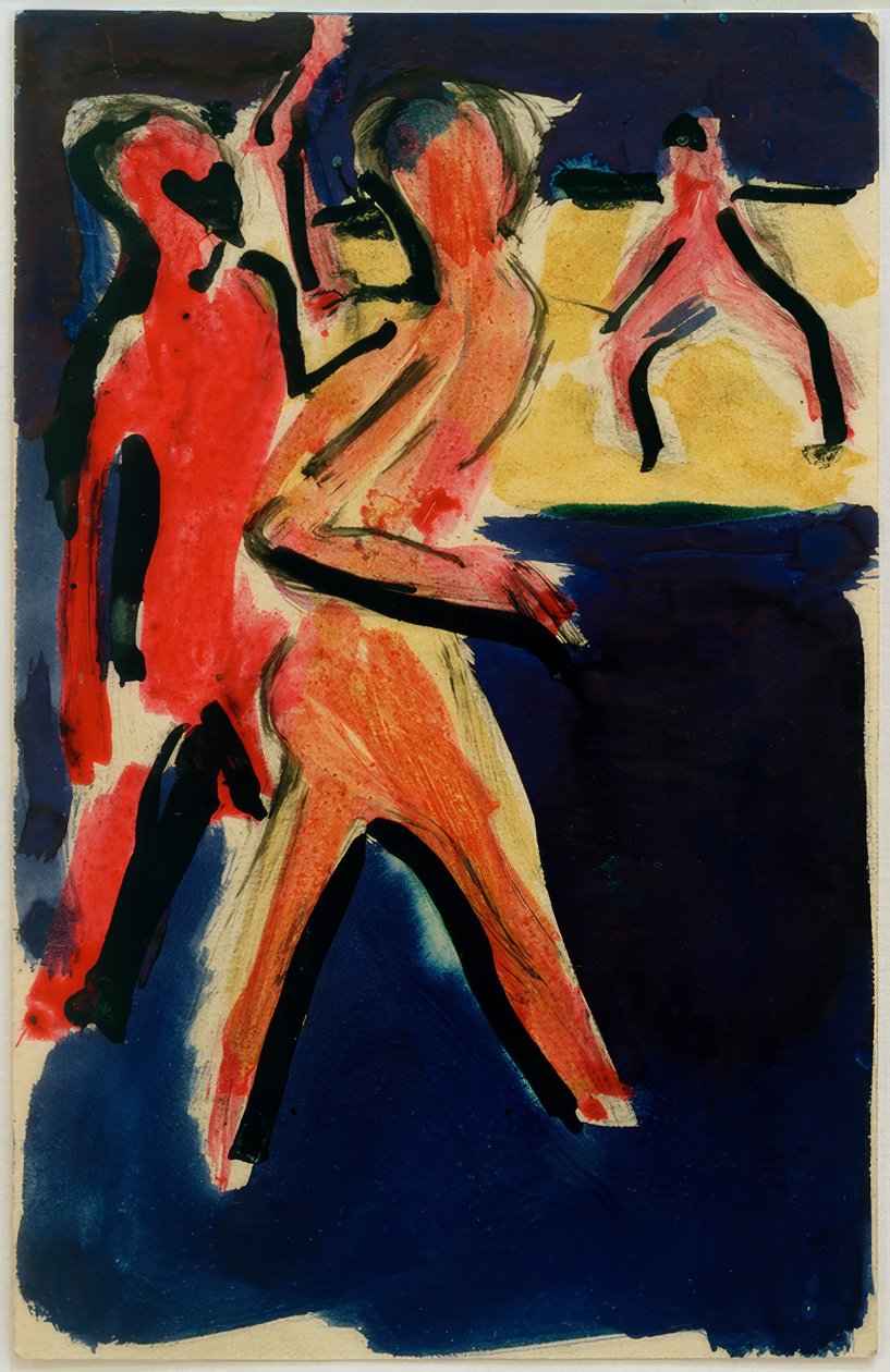 Postkort til Erich Heckel fra 23 av Ernst Ludwig Kirchner