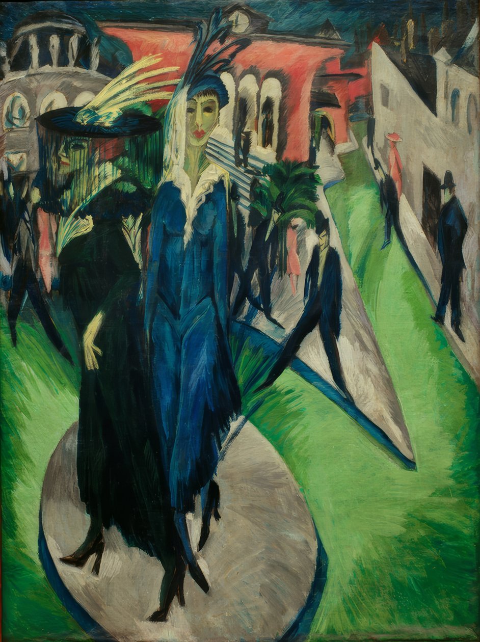 Potsdamer Platz av Ernst Ludwig Kirchner