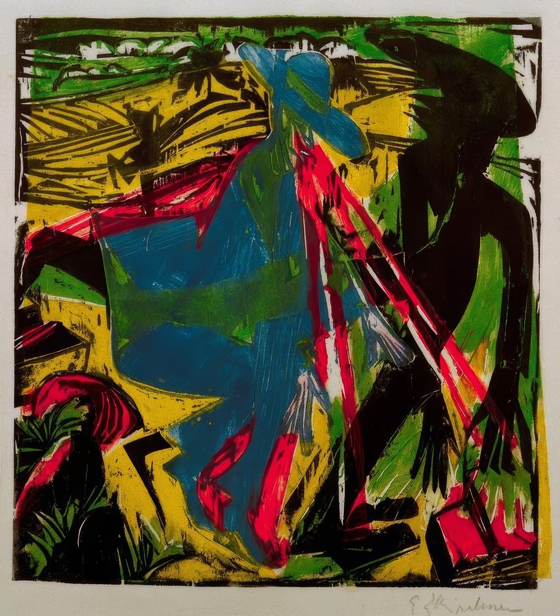 Schlemihls møte med skyggen av Ernst Ludwig Kirchner