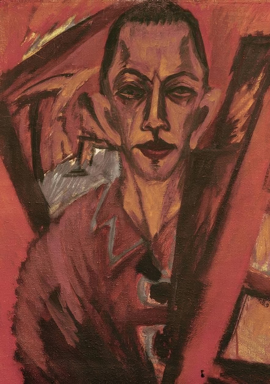 Selvportrett av Ernst Ludwig Kirchner