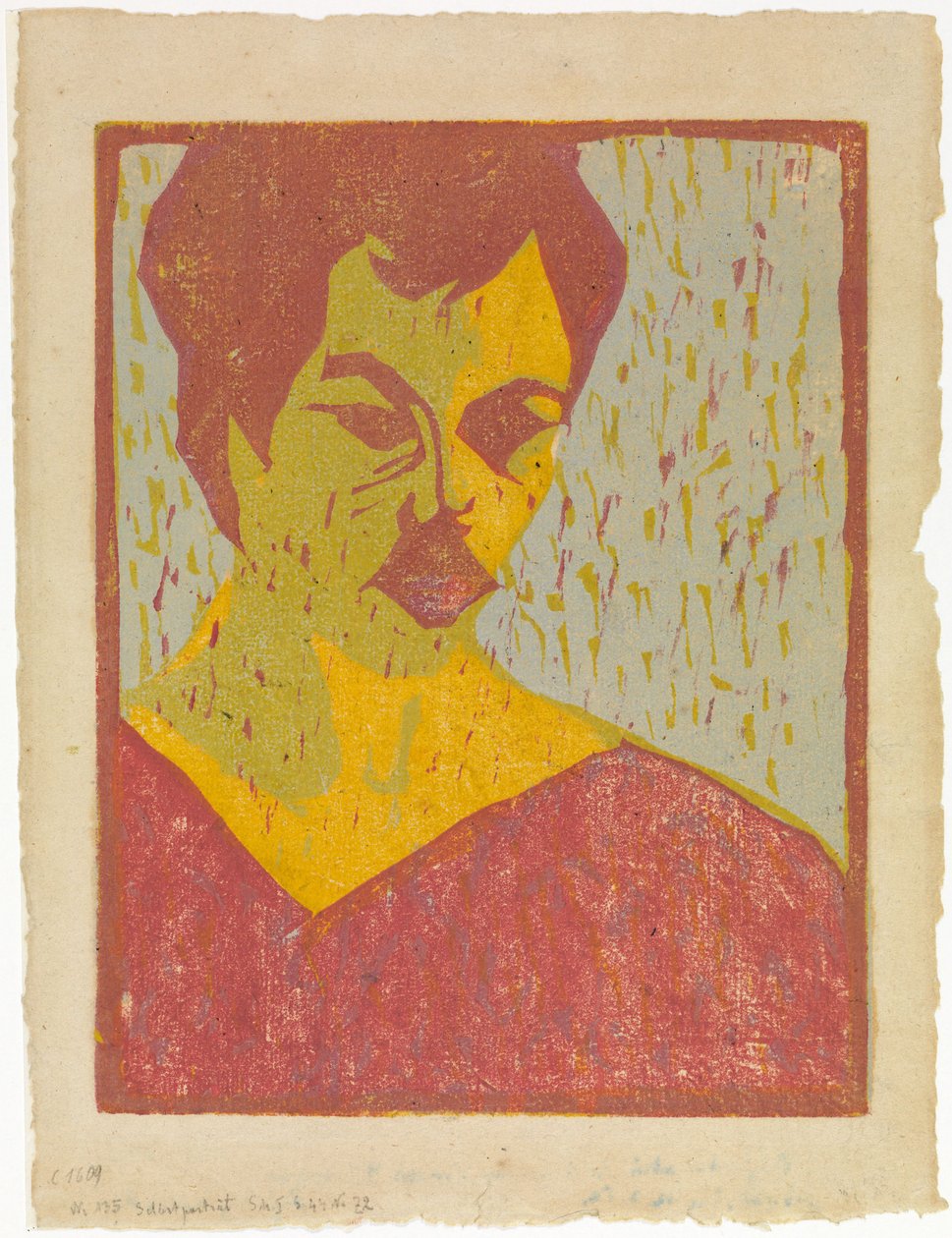 Selvportrett av Ernst Ludwig Kirchner