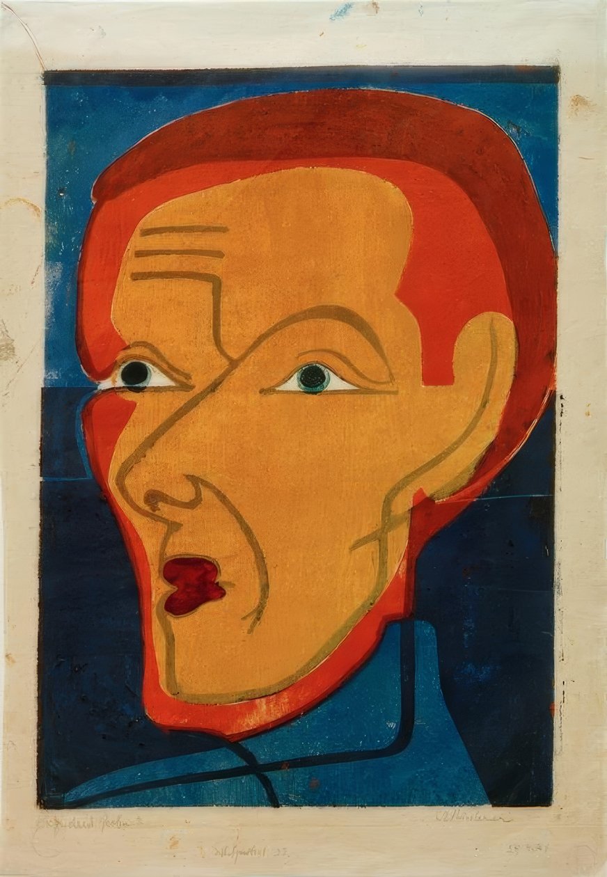 Selvportrett av Ernst Ludwig Kirchner