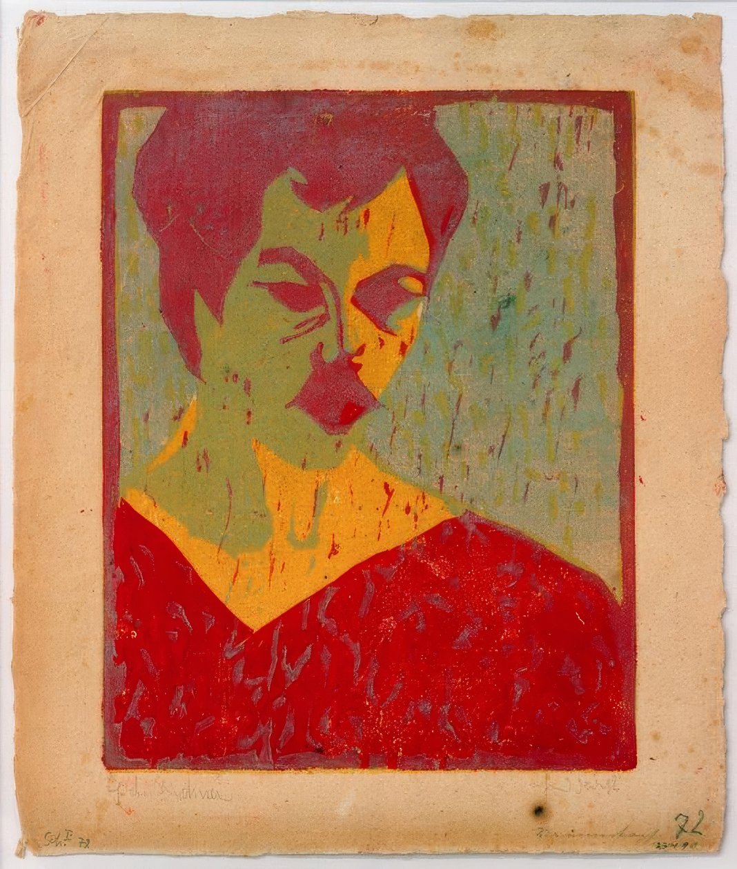 Selvportrett av Ernst Ludwig Kirchner