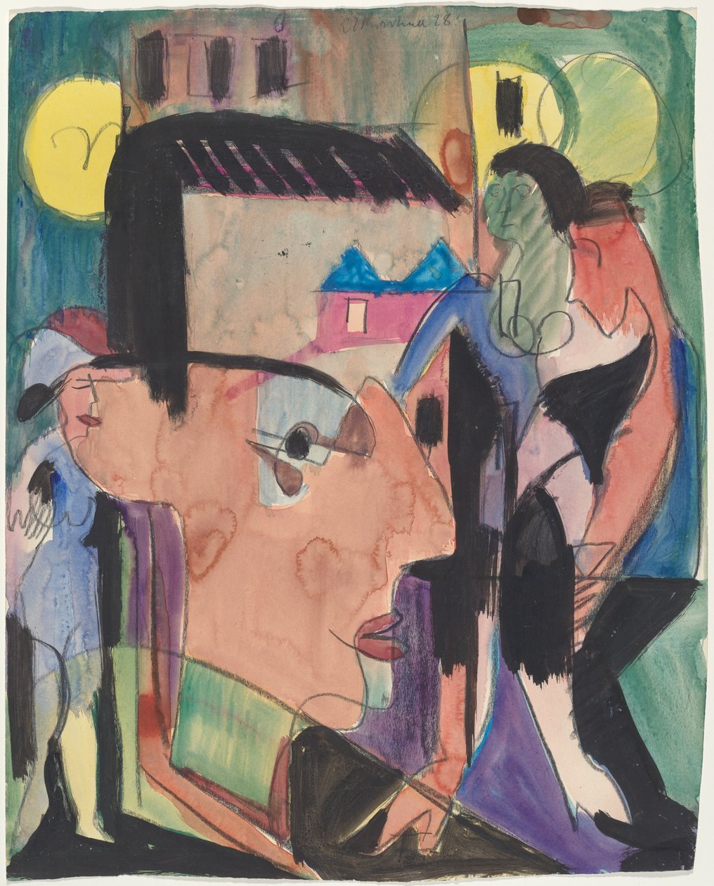 Selvportrett av Ernst Ludwig Kirchner