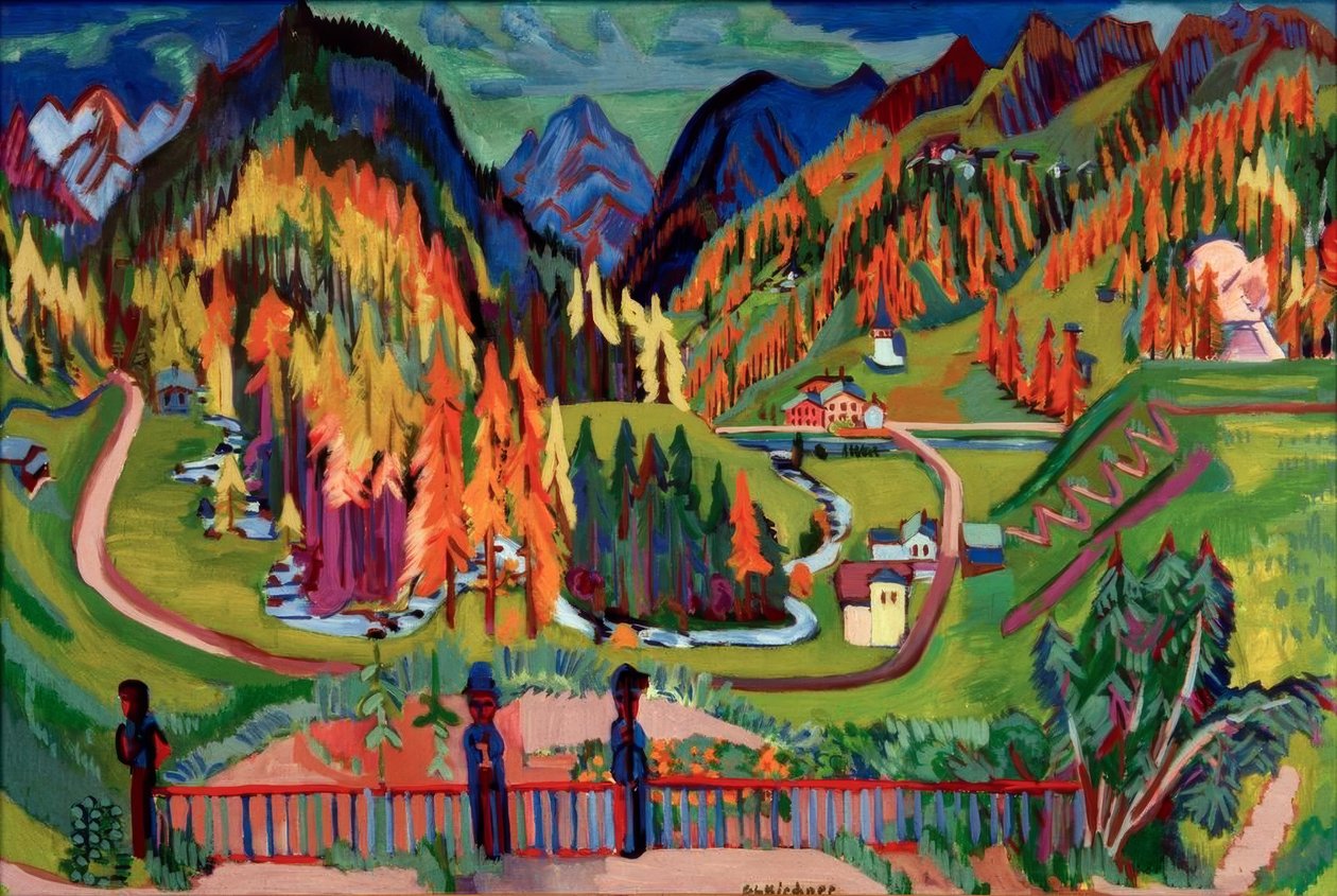 Sertigtal om høsten av Ernst Ludwig Kirchner