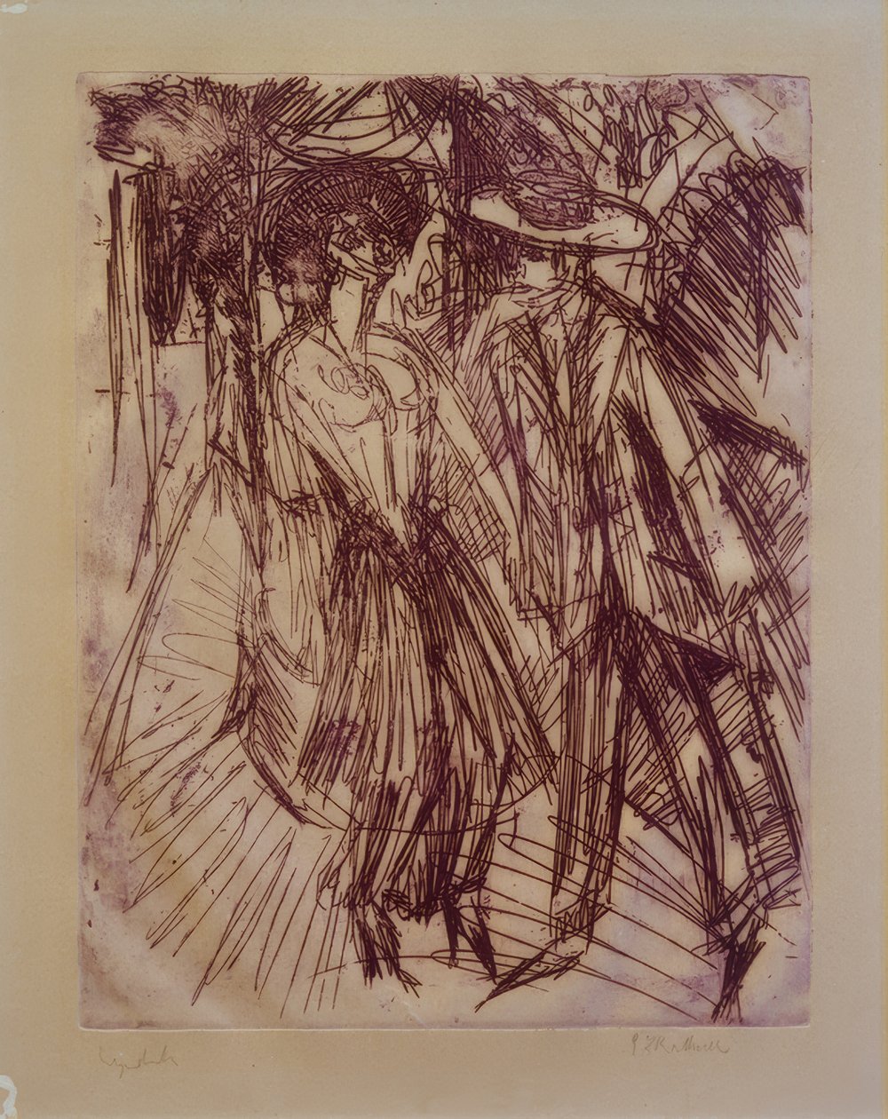 Tilbyr cocotte av Ernst Ludwig Kirchner