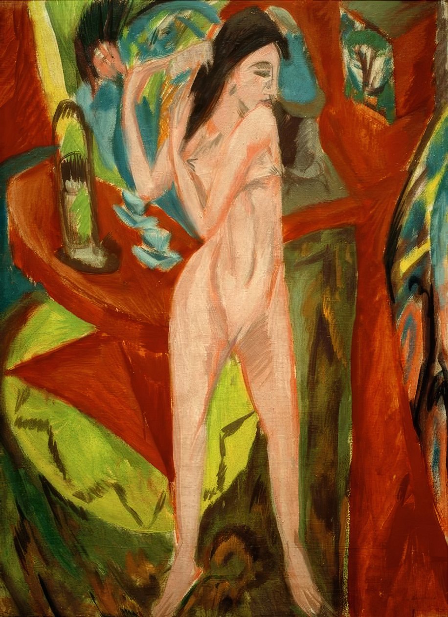kjemme handling av Ernst Ludwig Kirchner
