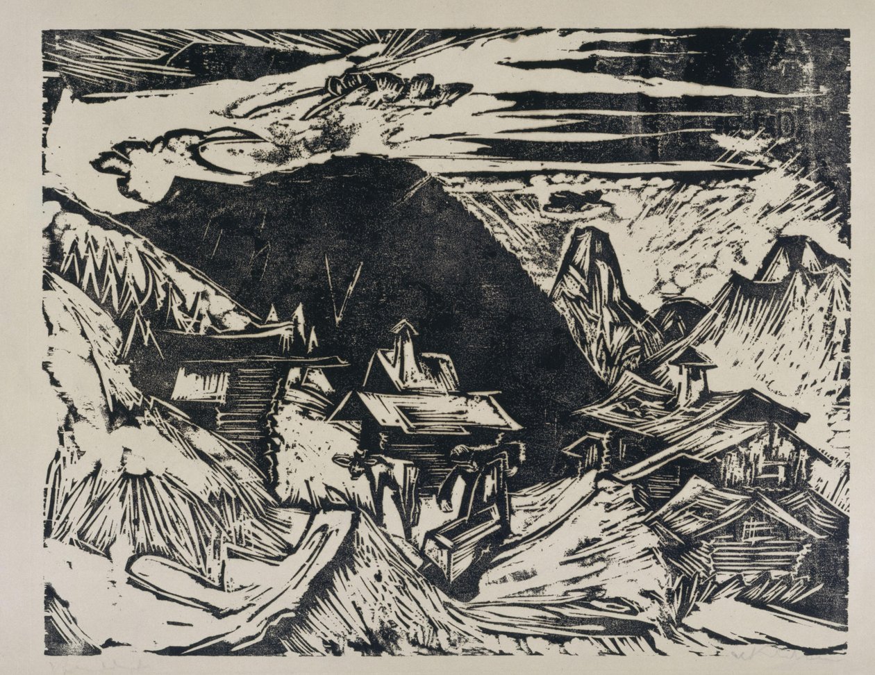 Stafelalp av Ernst Ludwig Kirchner