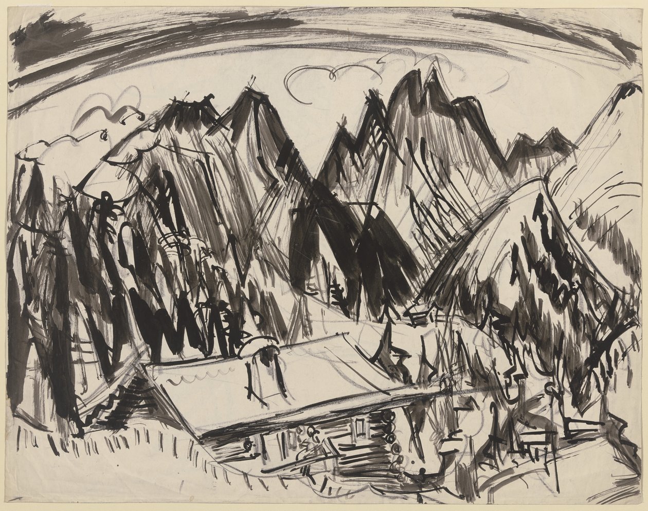 Stafelalp av Ernst Ludwig Kirchner