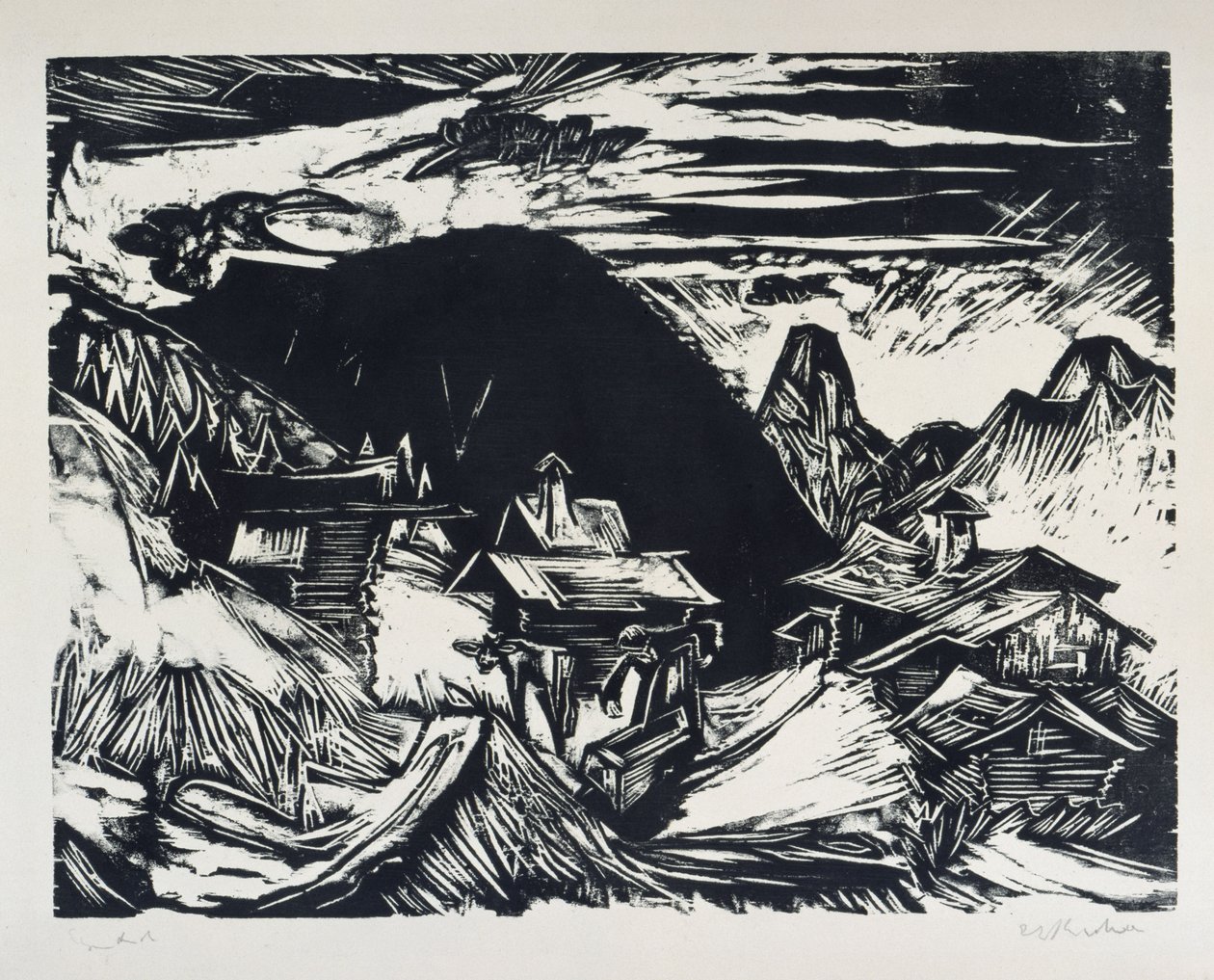 Stafelalp av Ernst Ludwig Kirchner