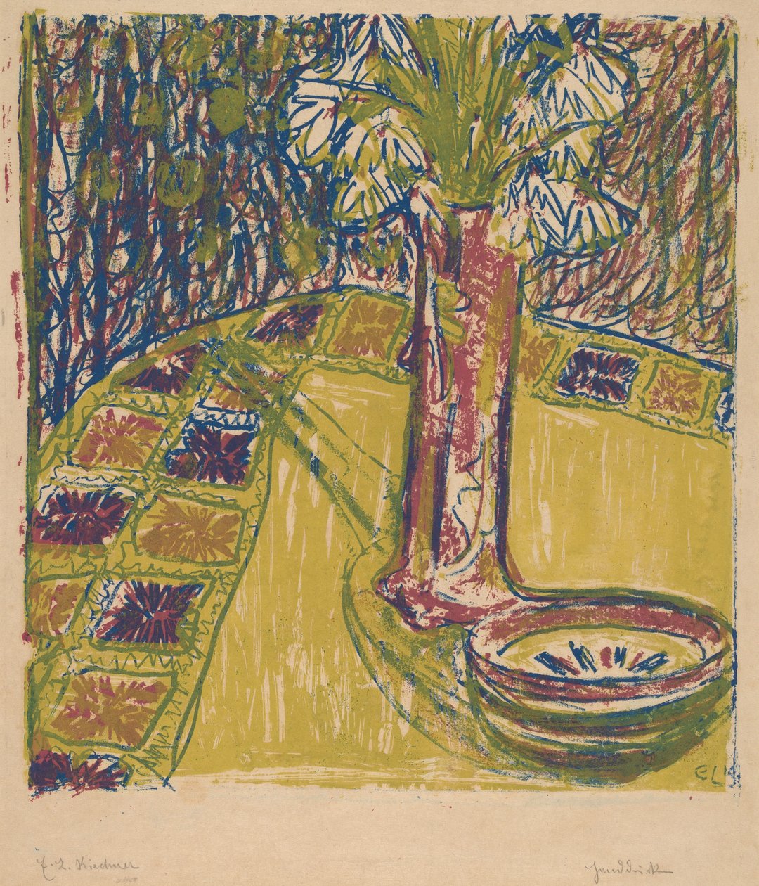 Stilleben av Ernst Ludwig Kirchner