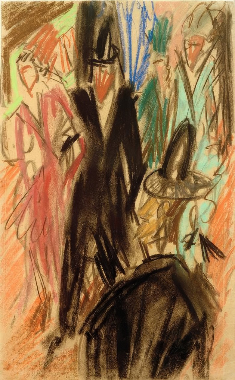 Gatebilde av Ernst Ludwig Kirchner
