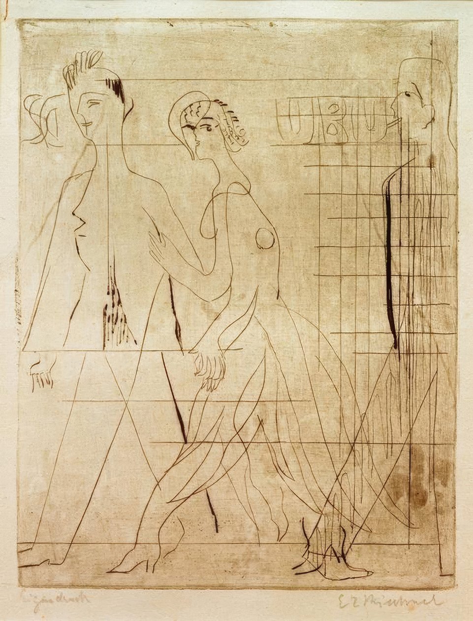 Gatebilde av Ernst Ludwig Kirchner