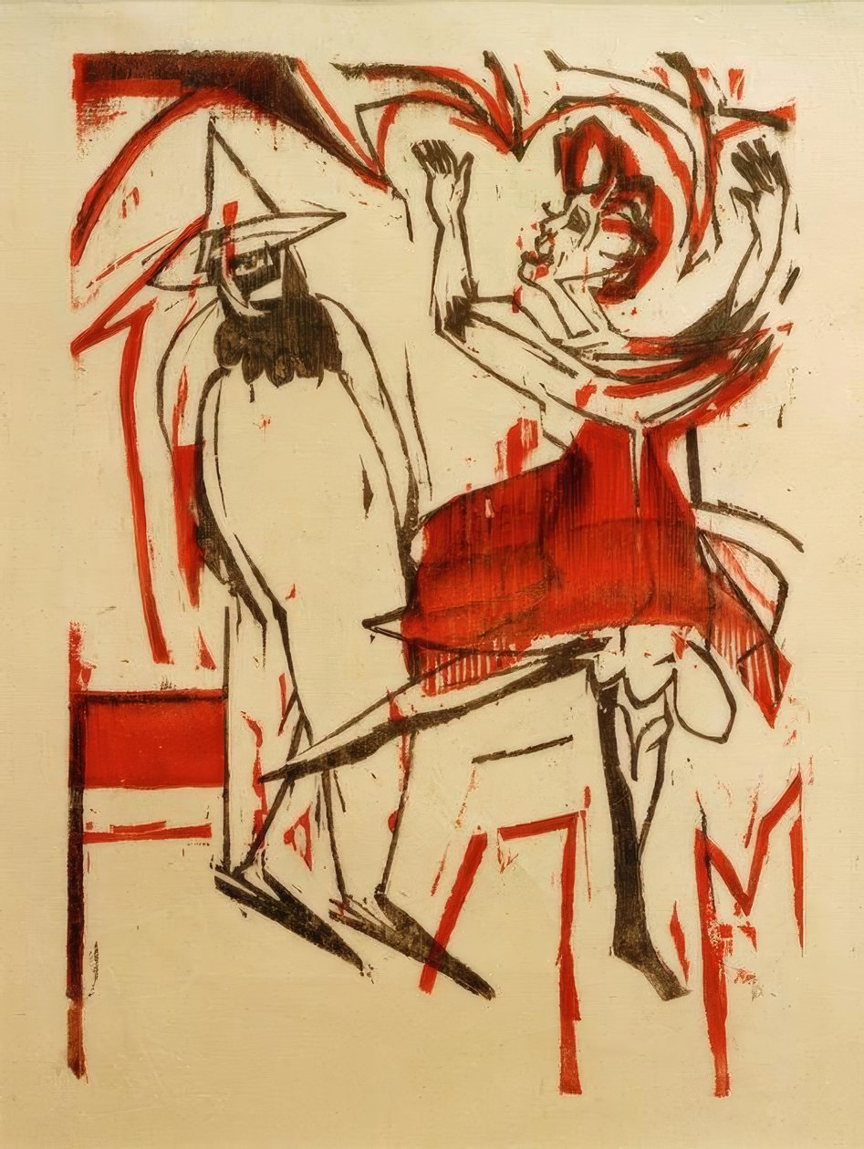 danse av Ernst Ludwig Kirchner