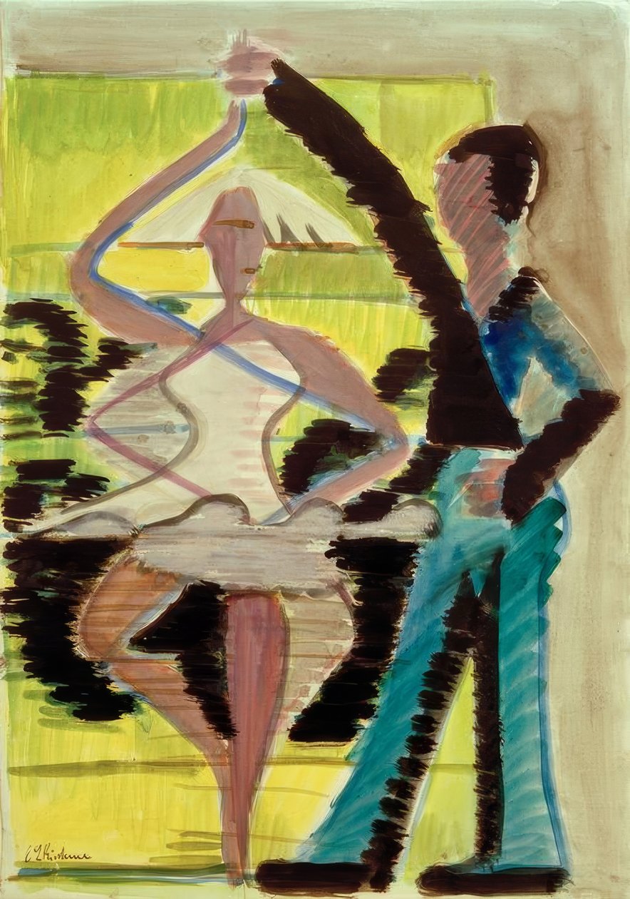 Dansepar av Ernst Ludwig Kirchner