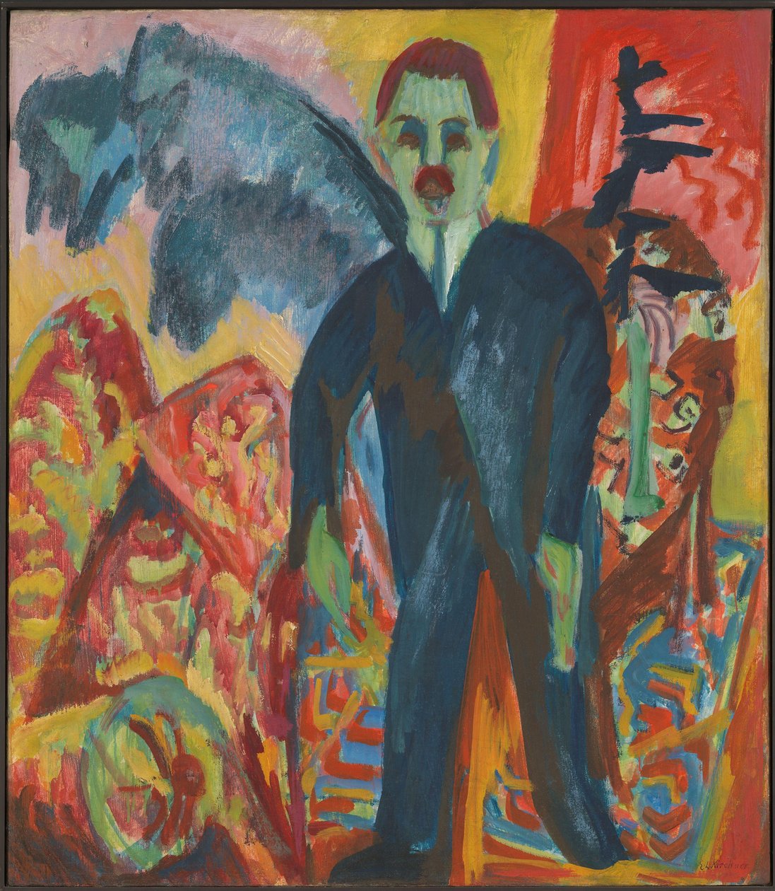 Sykepleieren av Ernst Ludwig Kirchner