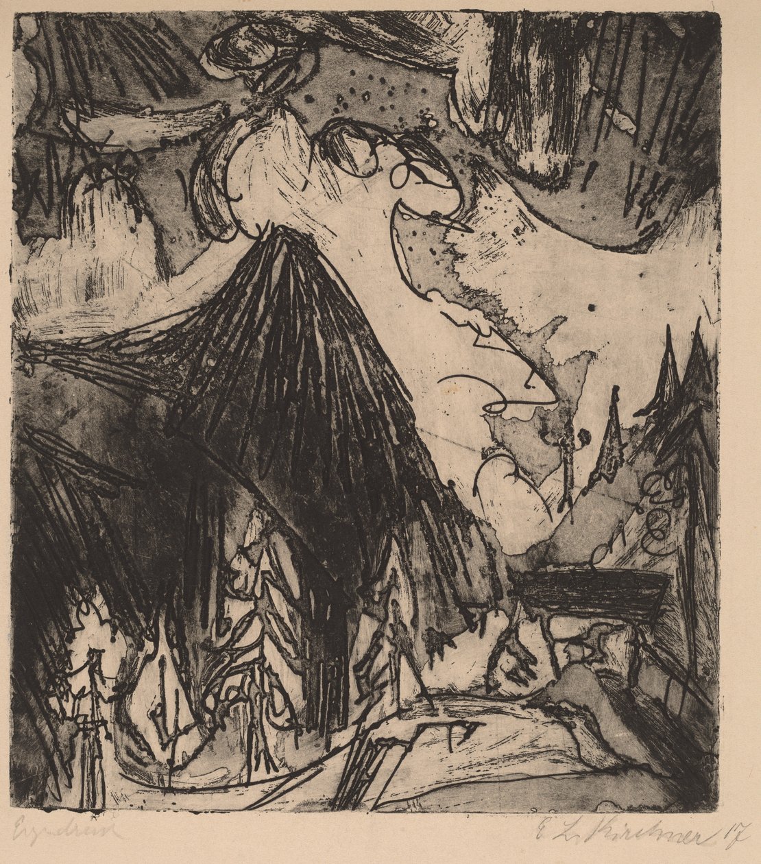 Seehornet av Ernst Ludwig Kirchner