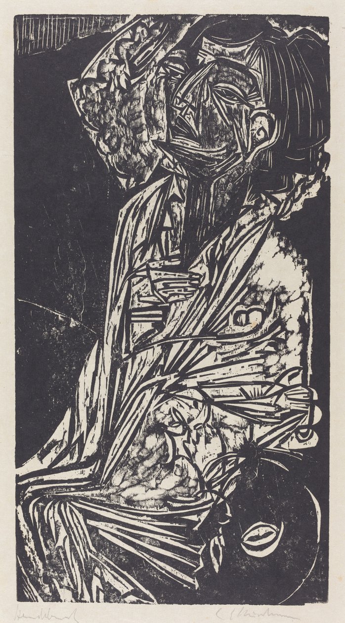 Kona til professor Goldstein av Ernst Ludwig Kirchner