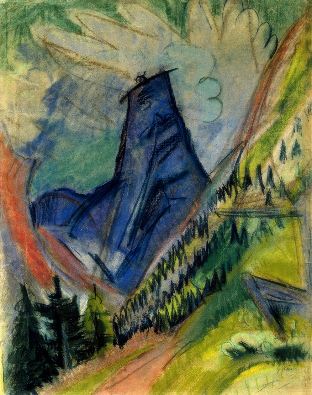 Tinzenhorn av Ernst Ludwig Kirchner