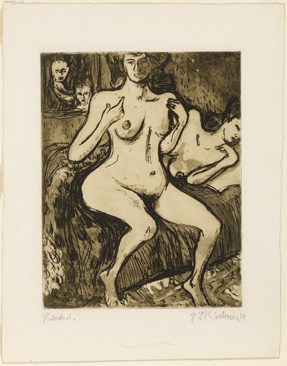 To søstre av Ernst Ludwig Kirchner