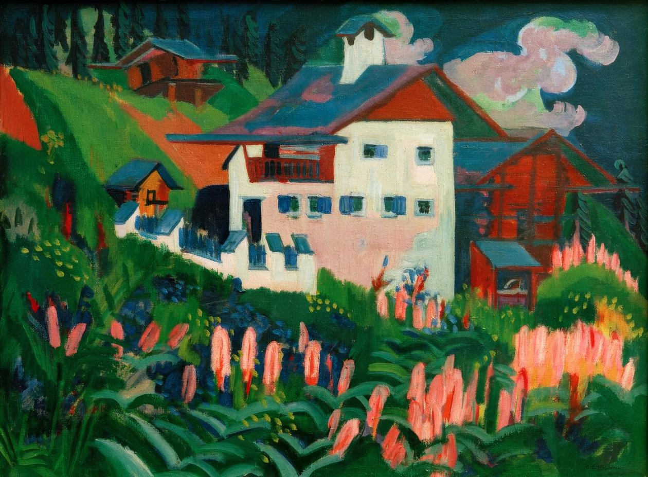 Vårt hus. Huset vårt på engene av Ernst Ludwig Kirchner