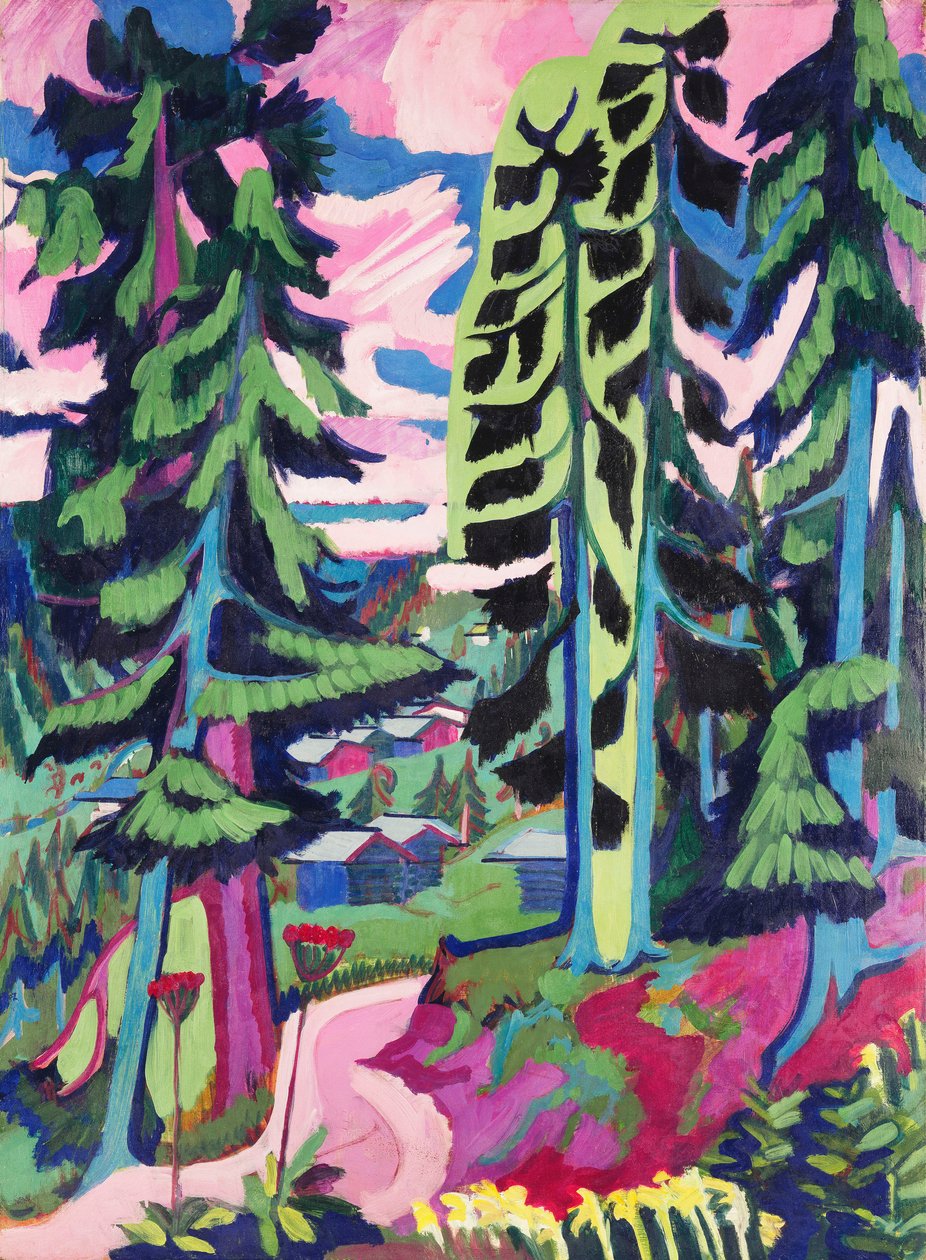 Wild Mountain av Ernst Ludwig Kirchner