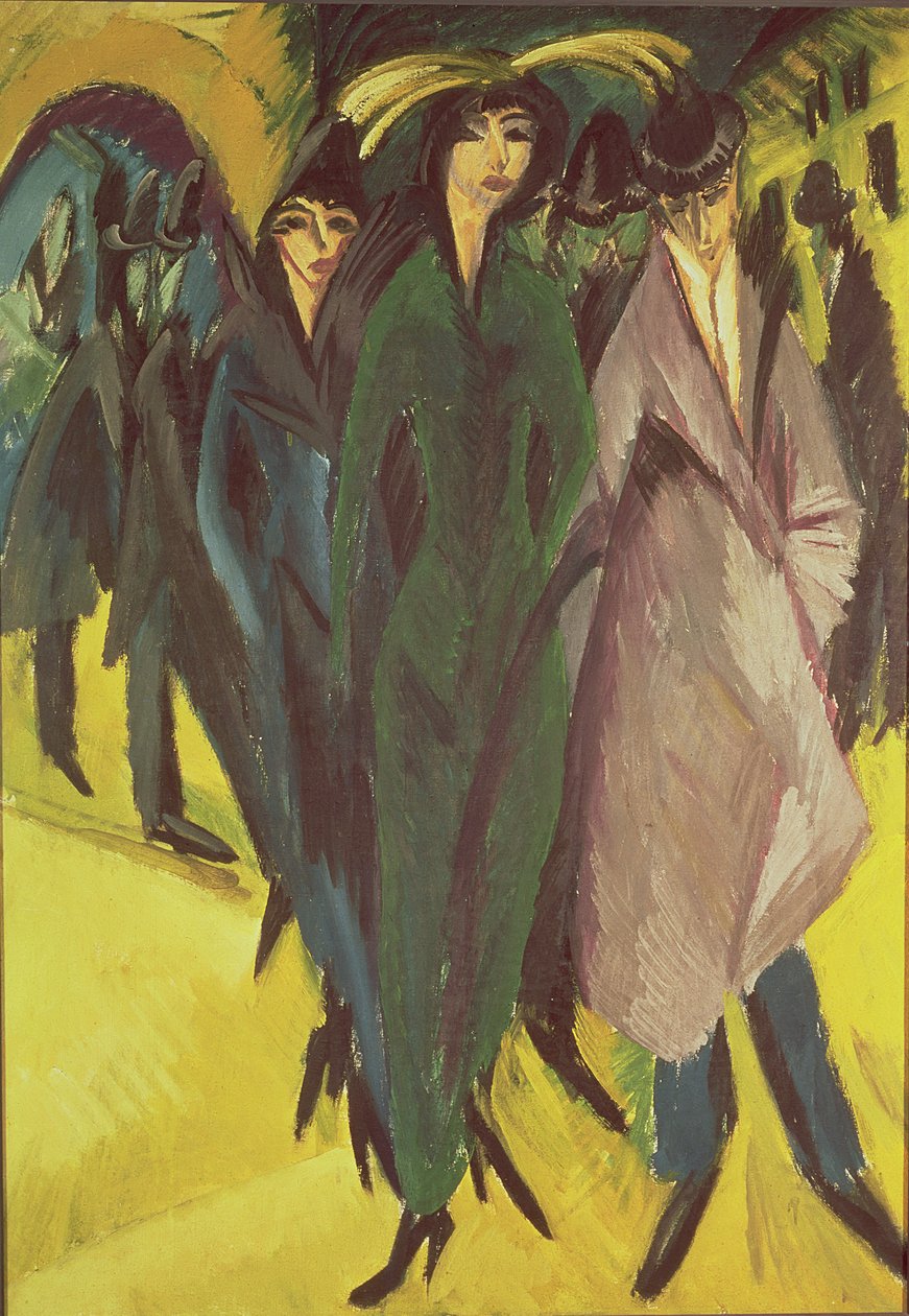 Kvinner på gaten av Ernst Ludwig Kirchner