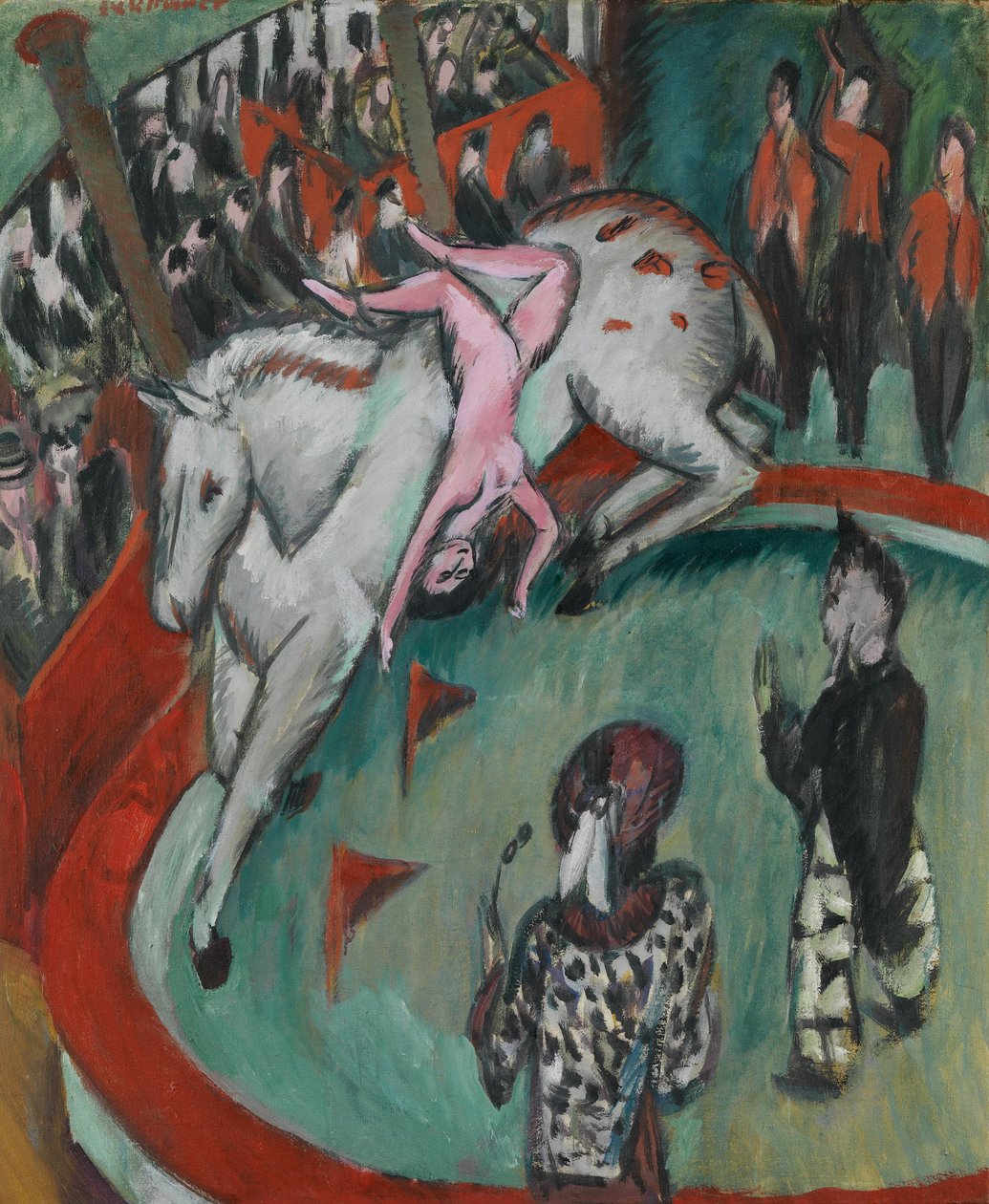 Sirkus (sirkusrytterinne) av Ernst Ludwig Kirchner