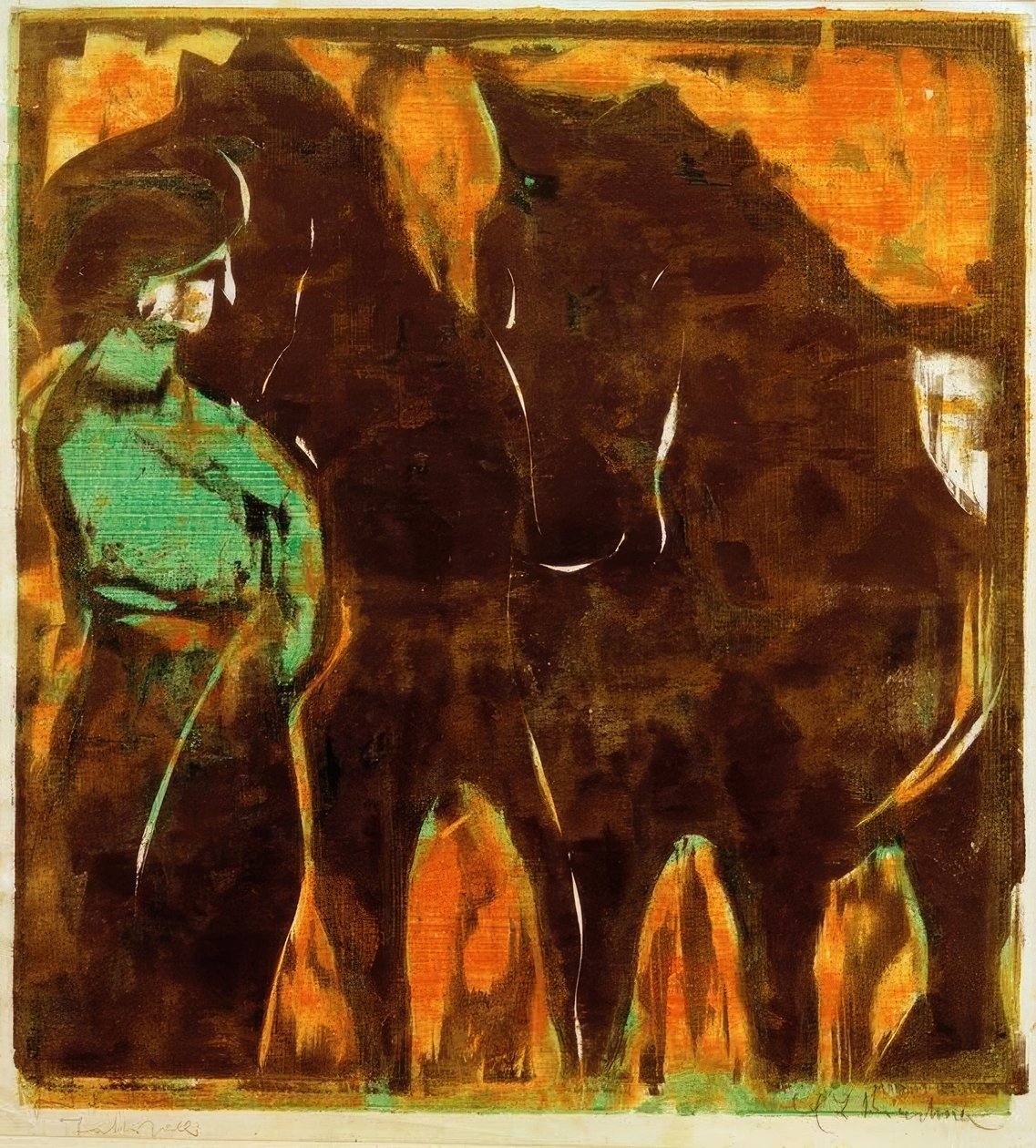 Sirkusbilde av Ernst Ludwig Kirchner
