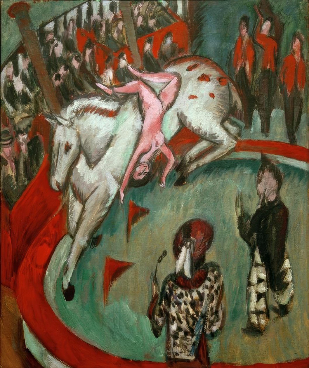 Sirkusrytter av Ernst Ludwig Kirchner