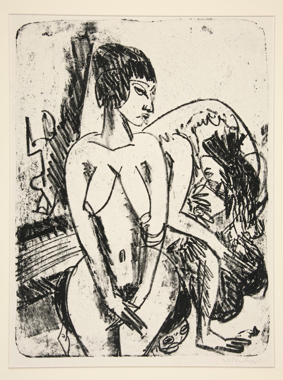 To kvinner av Ernst Ludwig Kirchner