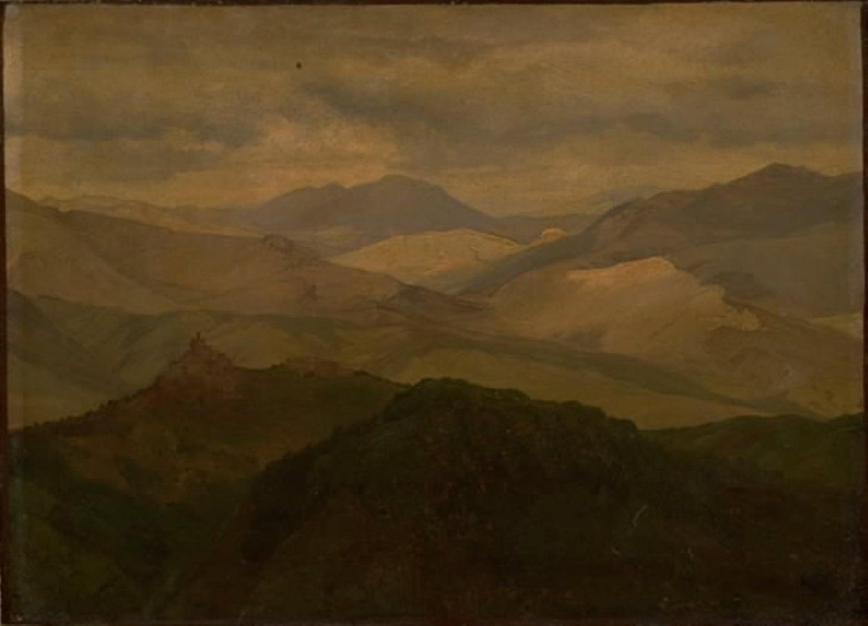 Fjelllandskap ved Civitella av Ernst Meyer