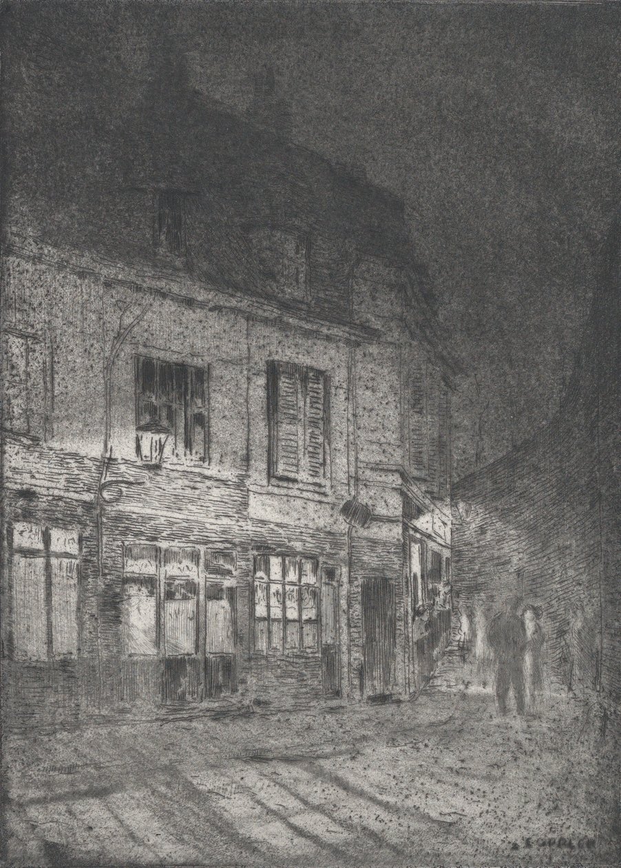 Lille: Love Lane, 1916. av Ernst Oppler