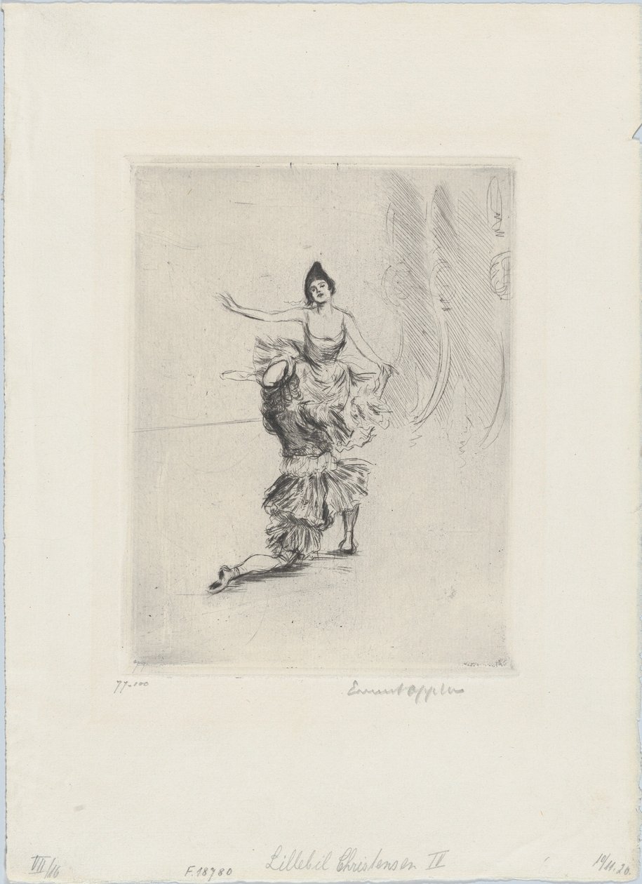 Lillebil Christensen IV, 1920. av Ernst Oppler