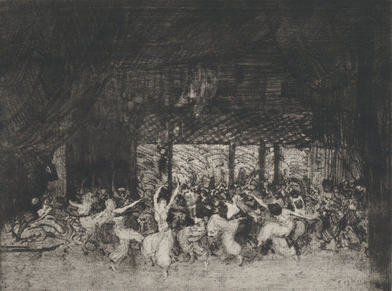 Russisk ballett, slutten av 1800-begynnelsen av 1900-tallet. av Ernst Oppler