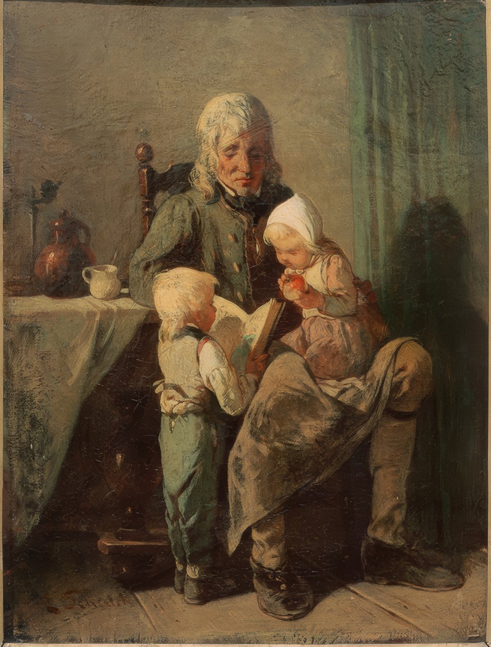 Bestefar og barnebarn av Ernst Schalck