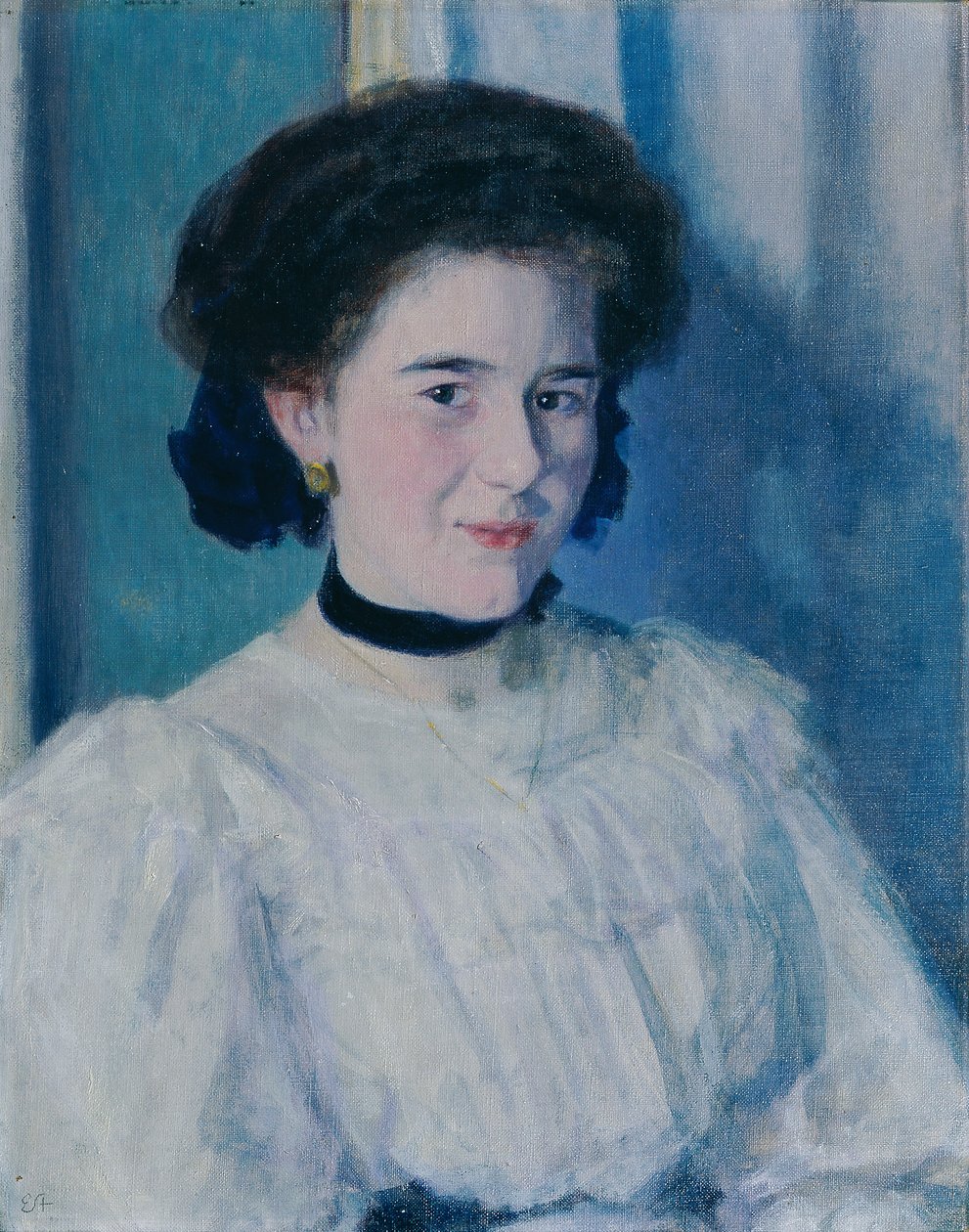 portrett av en jente av Ernst Stohr