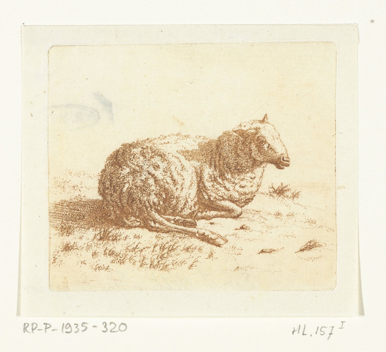 liggende sauer av Ernst Willem Jan Bagelaar