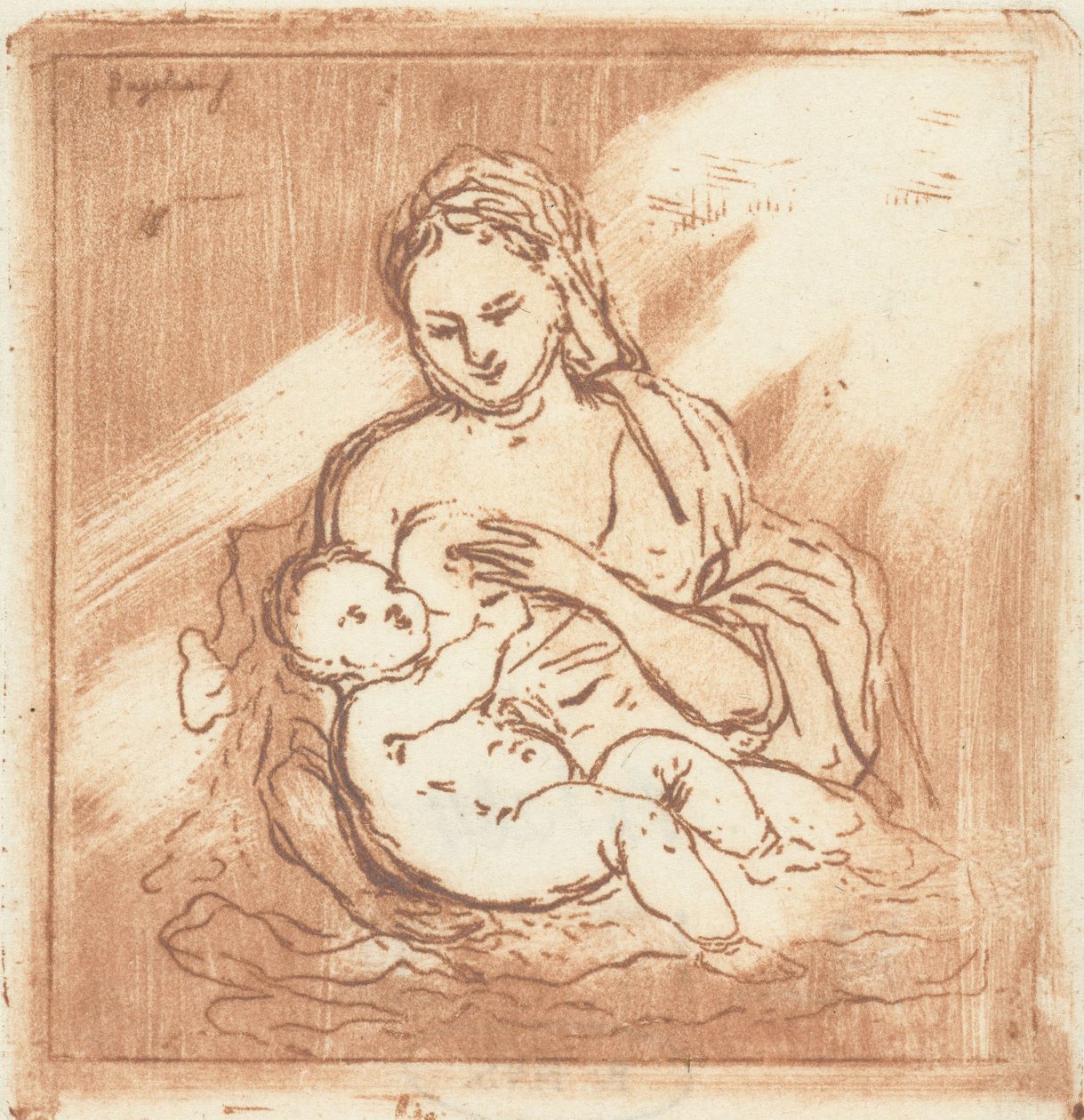 Maria ammer Kristus av Ernst Willem Jan Bagelaar
